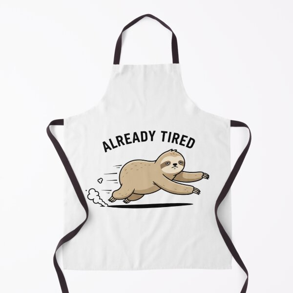 Item preview, Already Tired Sloth Run Club Humor Graphic designed and sold by FiveBlessings.