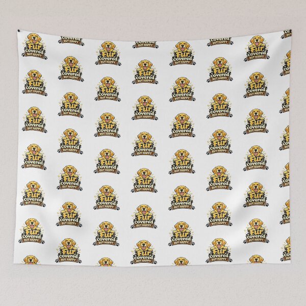 Item preview, Fur Covered but Happy Golden Retriever Gift designed and sold by WildVista.