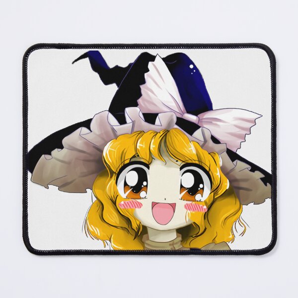 Item preview, marisa kirisame smiles at you touhou project blue witch designed and sold by Marshmalloww.