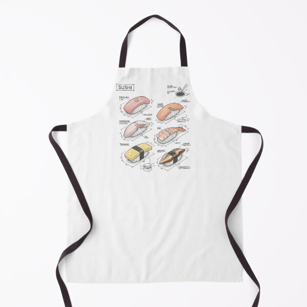 Item preview, Japanese Sushi - Technical Drawing designed and sold by Rhu Creations.