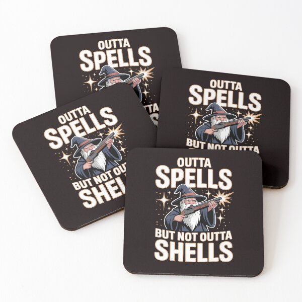 Item preview, Outta Spells But Not Outta Shells – Funny Wizard Sarcasm Meme designed and sold by Redgiant87x.