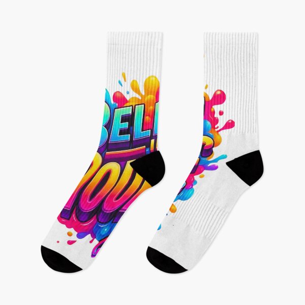 Item preview, Believe In Yourself - Vibrant Graffiti Typography designed and sold by Serjames.