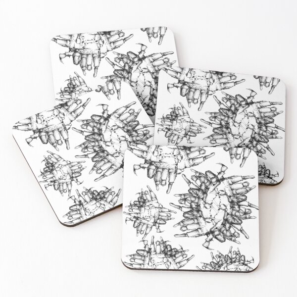 Item preview, Crabs and fingers a0201 designed and sold by liquid-print.