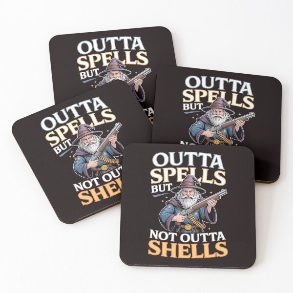 Item preview, Outta Spells But Not Outta Shells – Sarcasm Fantasy Meme Design designed and sold by Redgiant87x.