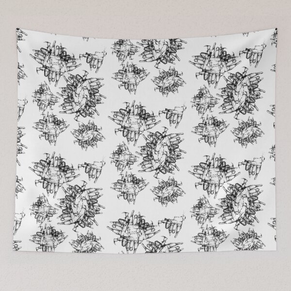 Item preview, Crabs and fingers a0201 designed and sold by liquid-print.