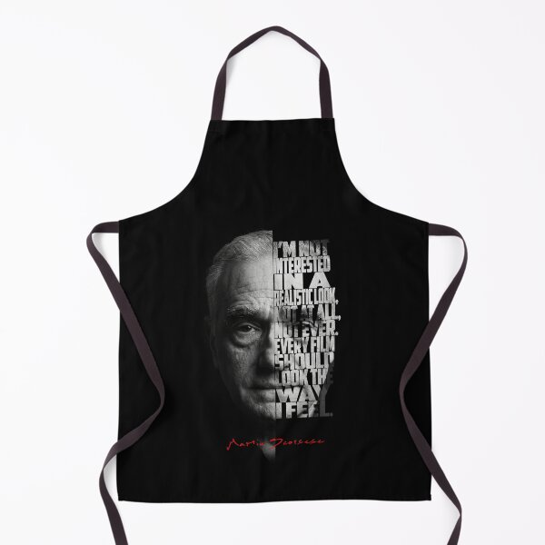 Item preview, Black and white Martin Scorsese Legendary Director quote. designed and sold by Enea Kelo.