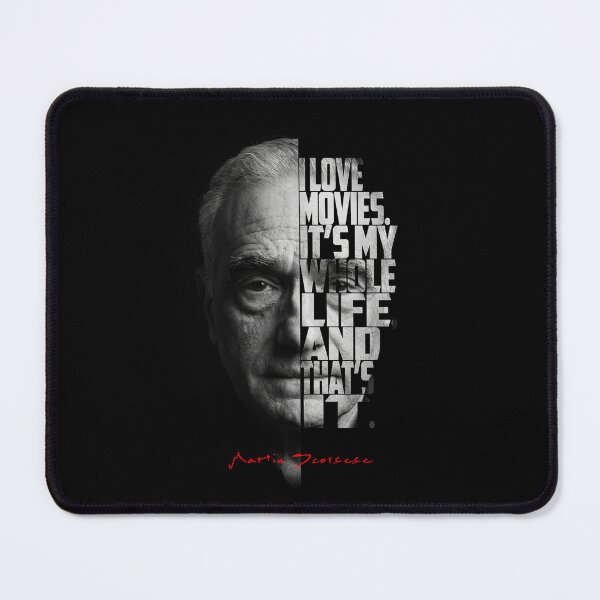 Item preview, Black and white Martin Scorsese Legendary Director quote. designed and sold by Enea Kelo.
