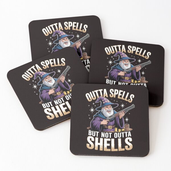 Item preview, Outta Spells But Not Outta Shells – Fantasy Meme With Wizard Humor designed and sold by Redgiant87x.