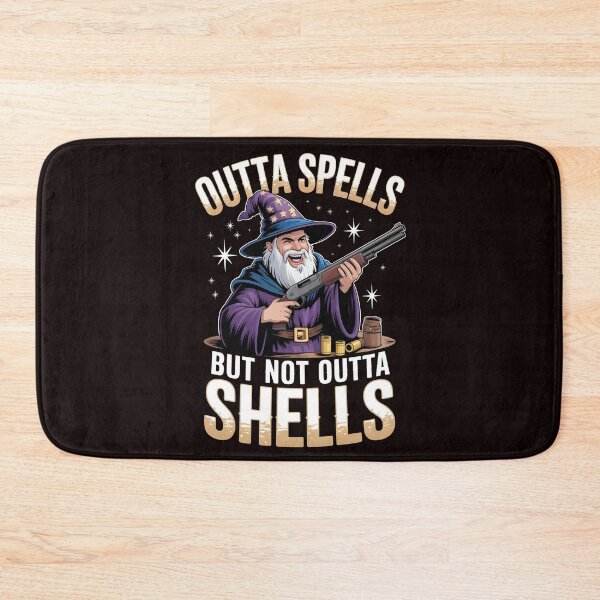 Item preview, Outta Spells But Not Outta Shells – Fantasy Meme With Wizard Humor designed and sold by Redgiant87x.