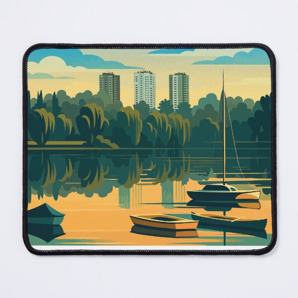 Item preview, Silesia - Katowice - Trzy Stawy at Sunset designed and sold by darekkocurek.