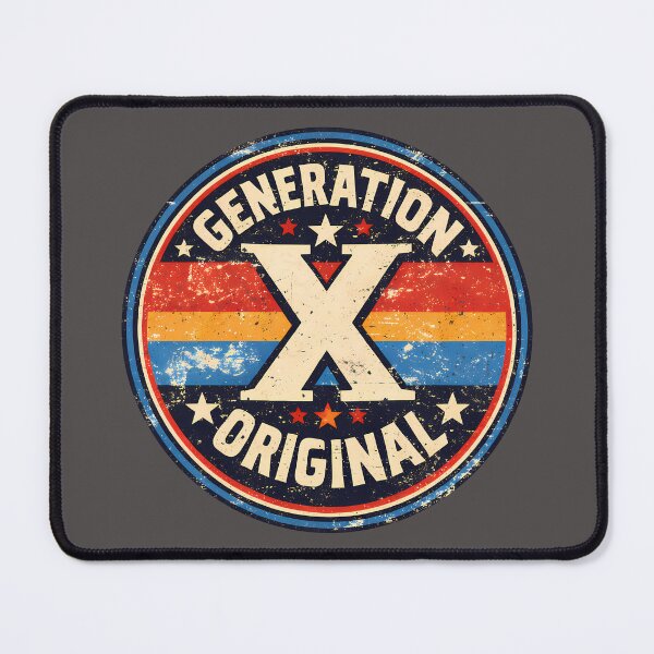 Item preview, Generation X Original Retro Badge Design designed and sold by PrintandJoy.