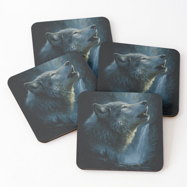 Item preview, Howling Wolf designed and sold by NicolasGlowArt.