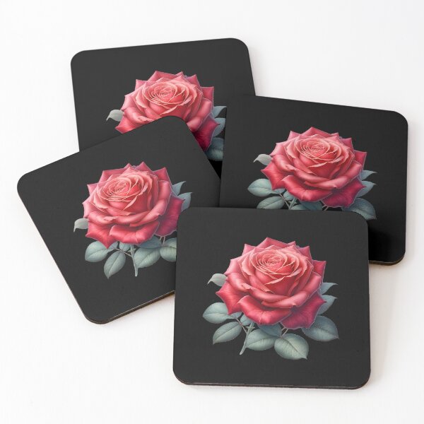 Item preview, Elegant Red Rose Blossom – Floral Aesthetic Design designed and sold by artedigital99.