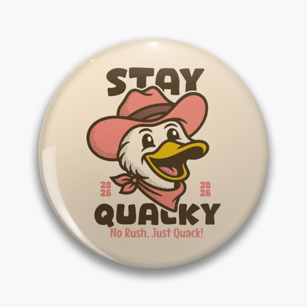 Item preview, Stay Quacky – Funny Cowboy Duck Western Cartoon Design designed and sold by adipra.