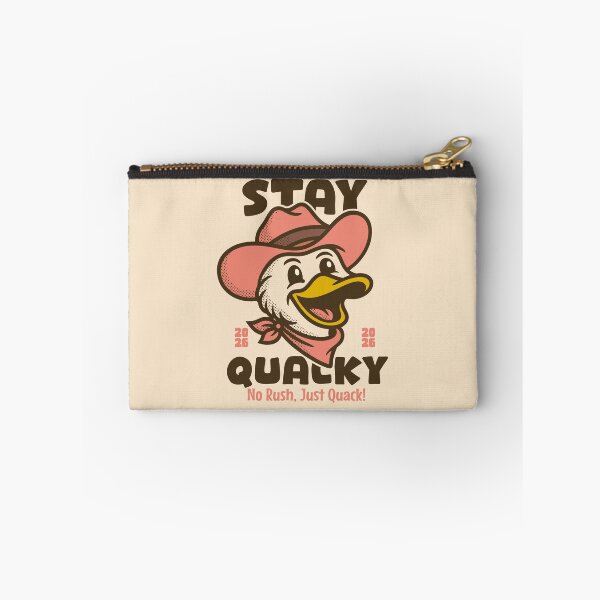 Item preview, Stay Quacky – Funny Cowboy Duck Western Cartoon Design designed and sold by adipra.