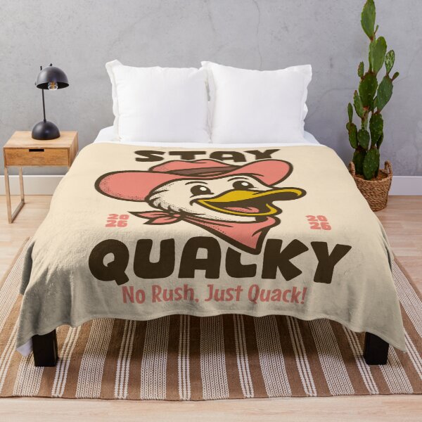 Item preview, Stay Quacky – Funny Cowboy Duck Western Cartoon Design designed and sold by adipra.