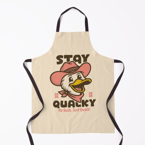 Item preview, Stay Quacky – Funny Cowboy Duck Western Cartoon Design designed and sold by adipra.
