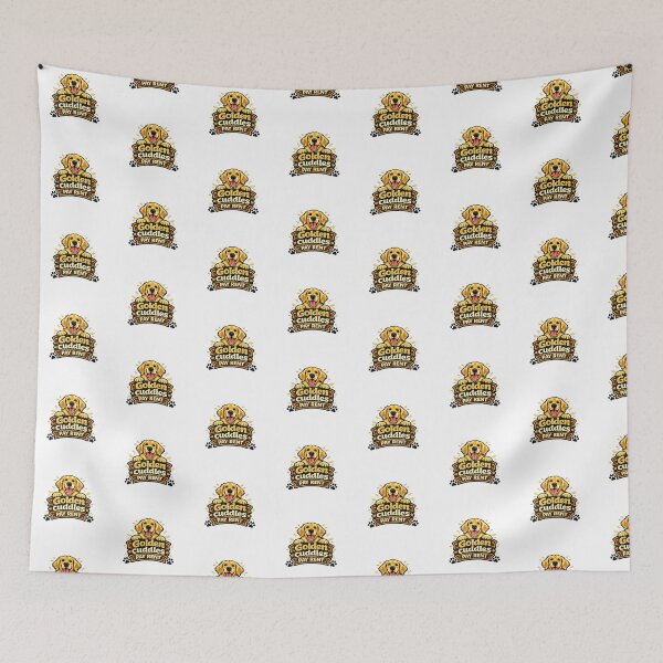 Item preview, Golden Cuddles Pay Rent Golden Retriever Gift designed and sold by WildVista.