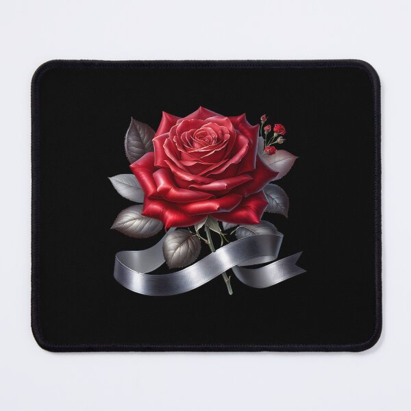 Item preview, Beautiful Red Rose Bloom – Floral Illustration Design designed and sold by artedigital99.