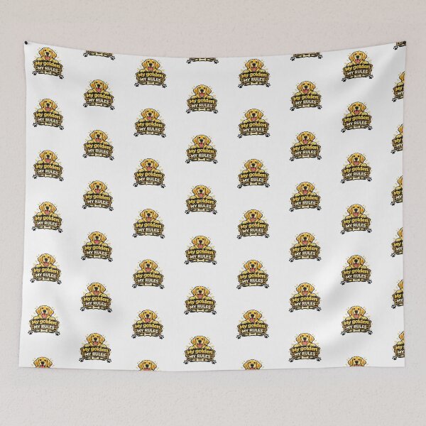 Item preview, My Golden My Rules Golden Retriever Gift designed and sold by WildVista.