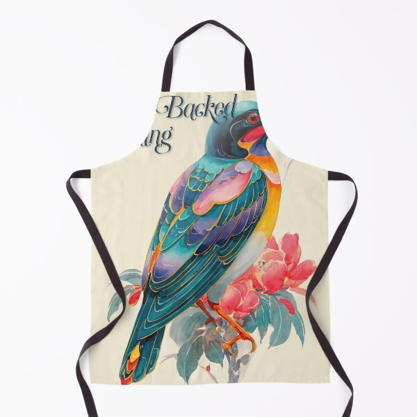 Item preview, Violet-Backed Starling – Exotic Beauty in Bloom designed and sold by ForeverPrintsOK.