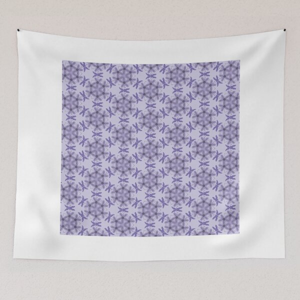 Item preview, Soft Lavender Geometric Flower Garden Pattern designed and sold by erdmandevon.