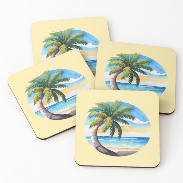 Item preview, Palm Beach: A Slice of Tropical Calm designed and sold by MoxisWatercolor.