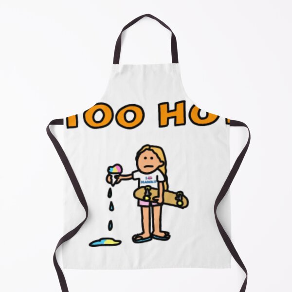 Item preview, Too Hot – Hawaiian Shave Ice Loco Girl Skater Cartoon designed and sold by kpeco.