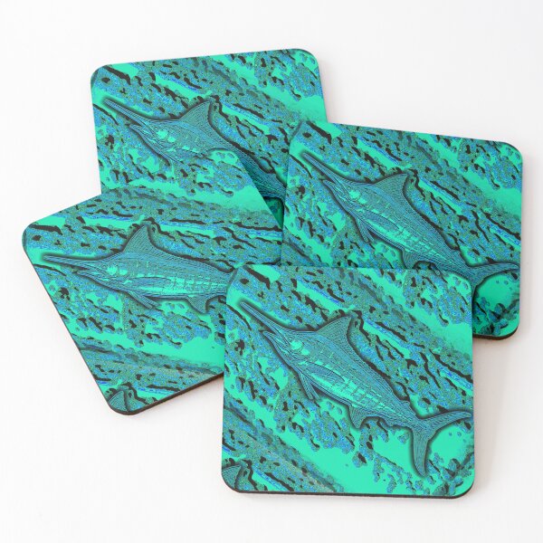 Item preview, MARLIN abstract blue designed and sold by JVNS.