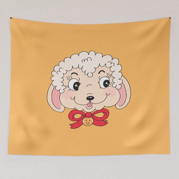Item preview, Smiles the Lamby designed and sold by yellowflowerhut.