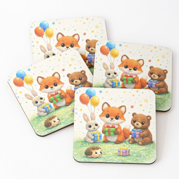 Item preview, Happy 2nd Birthday Woodland Animals Toddler Counting Presents Design designed and sold by Meandmyshop.