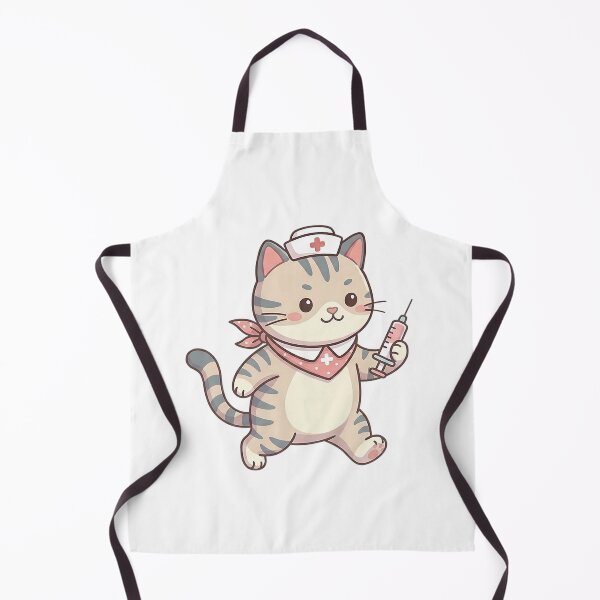 Item preview, Kawaii Little Nurse Kitten designed and sold by AlexAthCreation.