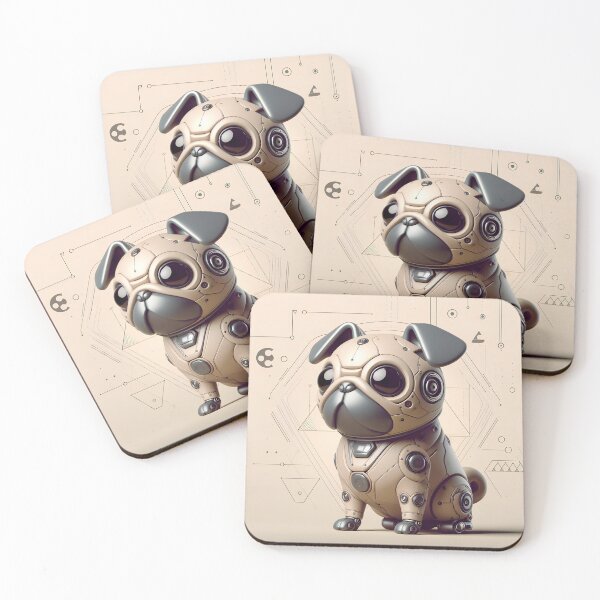 Item preview, Pug robot designed and sold by Artillenium.
