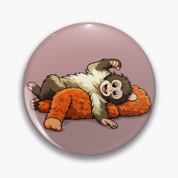 Item preview, Cute Punch Monkey Cartoon Illustration designed and sold by THE JIZU SHOP.