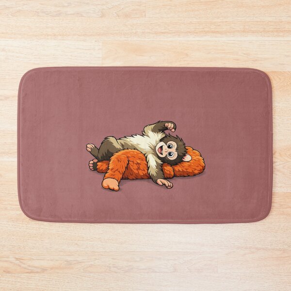 Item preview, Cute Punch Monkey Cartoon Illustration designed and sold by THE JIZU SHOP.
