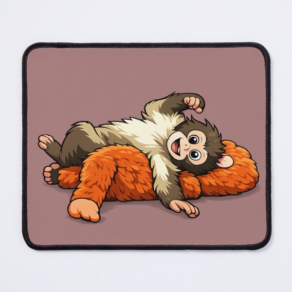 Item preview, Cute Punch Monkey Cartoon Illustration designed and sold by THE JIZU SHOP.