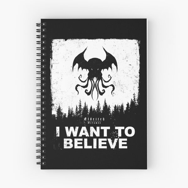 Item preview, I want to believe in Cthulhu - Eldritch Dreamer - Lovecraftian mythos wear designed and sold by eldritchdreamer.