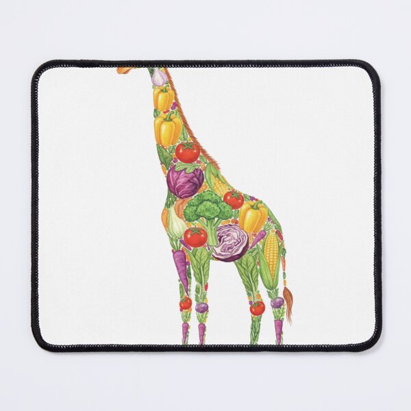 Item preview, Vegetable Giraffe Botanical Animal Illustration designed and sold by Teenidesign .