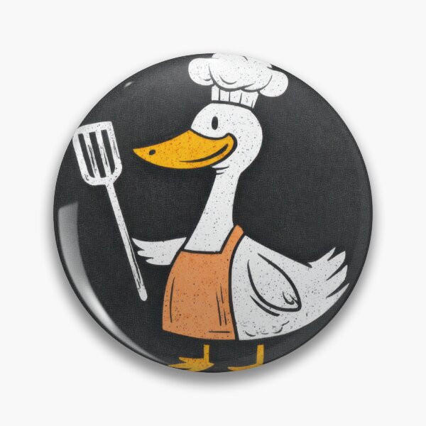 Item preview, Smiling duck chef with spatula designed and sold by anytka.