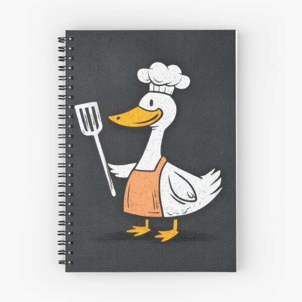 Item preview, Smiling duck chef with spatula designed and sold by anytka.