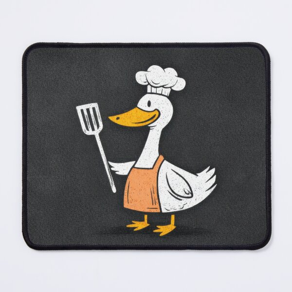 Item preview, Smiling duck chef with spatula designed and sold by anytka.