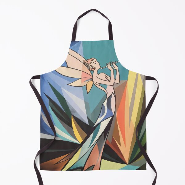 Item preview, Fairy with a flute. designed and sold by MyHappyArtShop.