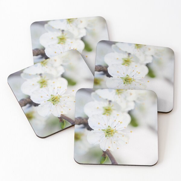 Item preview, White Cherry Blossoms on Branch with Soft Background designed and sold by katifinell.