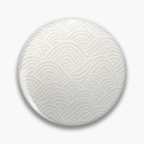 Item preview, Coastal Japandi Minimalist Ocean Sea Waves In Light Beige On White  designed and sold by EliveraDesigns.