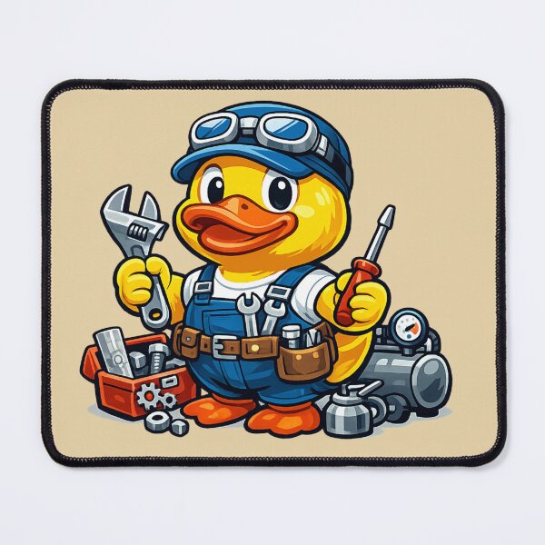 Item preview, Mechanic Rubber Duck designed and sold by BROHLine Studio.