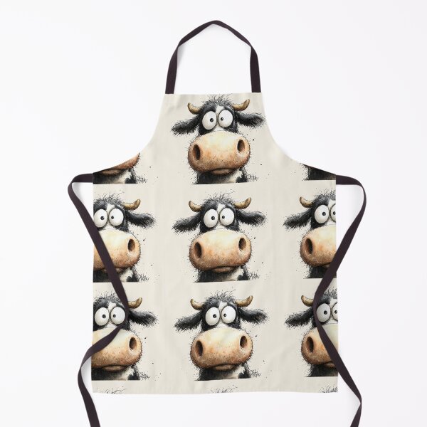 Item preview, CoW PRiNT, ANiMaL PRiNT ' Malcom the Coo ' BY SHiRLeY MacARTHuR designed and sold by Shirley MacArthur Art.