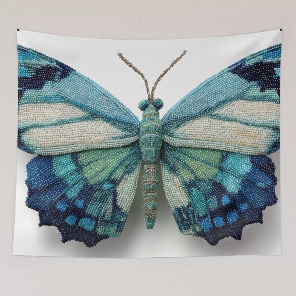 Item preview, Colorful butterfly made with beads designed and sold by anytka.