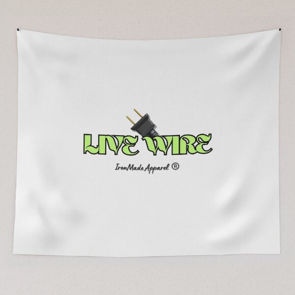 Item preview, Live Wire Electrician T-Shirt – Funny Electrician Shirt for Linemen, Electrical Workers & Tradesmen | Electrician Pride Tee designed and sold by IronMade Apparel.