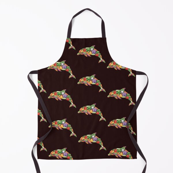 Item preview, Vegetable Dolphin Botanical Illustration designed and sold by Teenidesign .