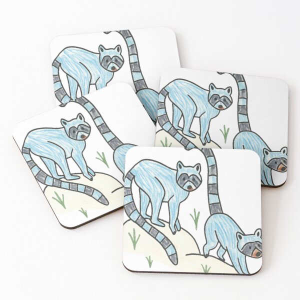 Item preview, Cute Lemur Art  designed and sold by lumiprintsart.